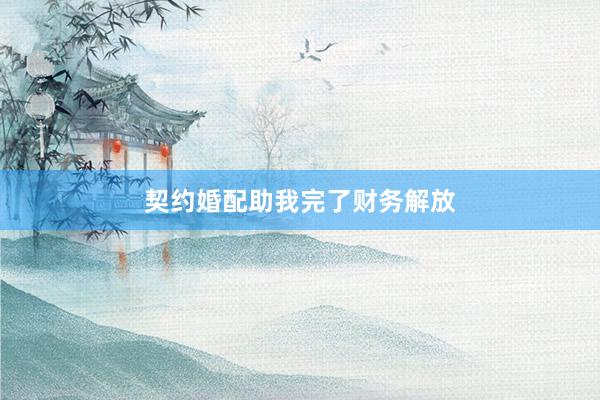 契约婚配助我完了财务解放